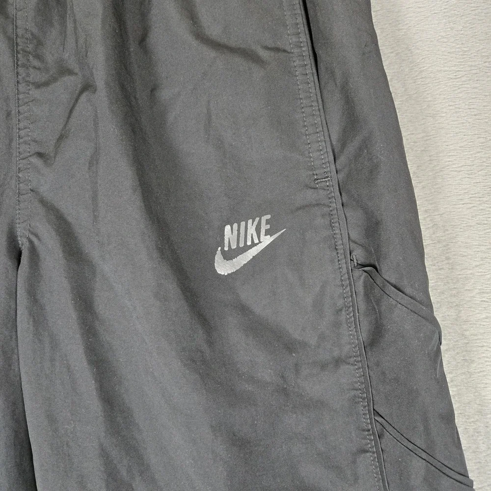 Nike Sportswear Track Pants Mens Small Athletic Jogger Fleece Lined‎ Wide Leg